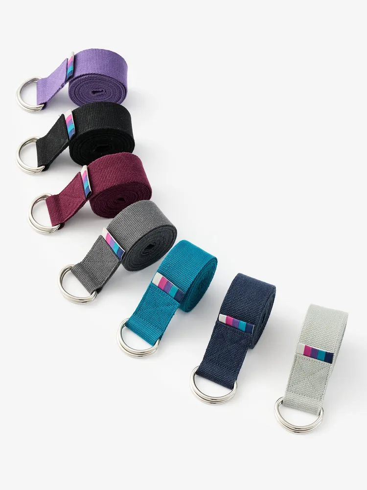 Yogamatters Organic Cotton D-ring Yoga Belt by Yogamatters
